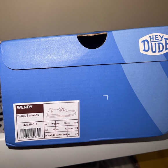 HeyDude Wendy Black Banana Shoes